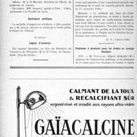 0591 - Page 584-X - A travers l’officiel. Soins aux pensionnés de guerre / Légion d’honneur / Assistance publique / Légion d’honneur / Réponses des Ministres aux questions des Parlementaires. Droits dos propharmaciens / Diplômes à produire pour les études en chirurgie dentaire