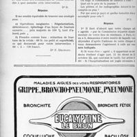 0649 - Page 642-LXIV - Correspondance. Application du Tarif Fallières. Epluchage osseux / Application du Tarif Maginot. Soins dans une clinique privée