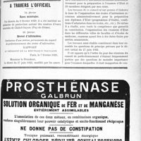 0666 - Page IX-657 - Dernières nouvelles. Premier Congrès international de l’aviation sanitaire / A travers l'officiel. Eaux minérales / Brevet d’infirmières