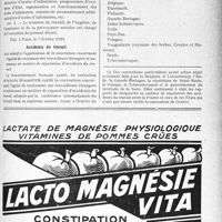 0668 - Page XI-659 - A travers l'officiel. Brevet d’infirmières / Accidents du travail