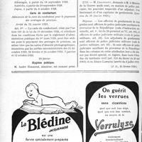 0669 - Page 660-XII - A travers l'officiel. Accidents du travail / Carte de combattant / Hygiène publique / Réponses des Ministres aux questions des Parlementaires. Pouvoirs judiciaires des officiers et des adjudants de gendarmeries