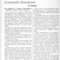 0687 - Page 678 - Partie scientifique. Travaux Originaux. Comment traiter la migraine ?, par le Dr R. Chausset / L'Actualité Scientifique. La Presse. Crises angineuses et syndrome d'hyperexcitabilité sympathique (angine de poitrine sympathique) [(Lyon médical, 28 octobre 1928)] / Blennorragie et grossesse [(Toulouse médical, 15 octobre 1928)]