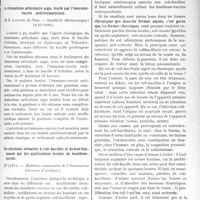 0692 - Page 683 - Partie scientifique. L'Actualité Scientifique. Les Sociétés Savantes. Paris. Le syndrome entéro-naso-pharyngien, (Société d'hydrologie et de climatologie médicales de Paris ; 3-12-1928) / Le rhumatisme articulaire aigu, traité par l’immuno-vaccin antirhumatismal, (Société de thérapeutique ; 10-10-1928) / Des infections urinaires à coli-bacilles et de leur traitement par des applications locales de bouillons-vaccins, (Bulletins et mémoires, de l'Association française d’urologie)