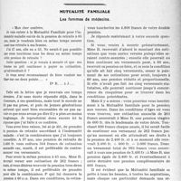 0702 - Page 693 - Partie professionnelle, Hygiène, Assistance, Mutualité, Intérêts corporatifs, Variétés. Travaux Originaux. Accidents du travail. Quelle sera la situation des médecins actuels de sociétés de secours mutuels dans le cadre de la loi sur les assurances sociales ? [Dr Paul Boudin] / Mutualité familiale. Les femmes de médecins [A. Gassot]