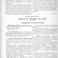 0721 - Page 712 - Partie professionnelle, Hygiène, Assistance, Mutualité, Intérêts corporatifs, Variétés. Comptes rendus, documents, pièces officielles. La greffe inter-raciale et l'immigration dans l'agriculture, (Histoire, Ethnographie, Psychologie, Technique), (suite) / Faculté de médecine de paris. Enseignement et actes de la Faculté