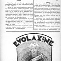 0725 - Page 716-LXIV - Correspondance. Médecine légale. Examen de la victime d’un crime / Conditions d’exercice de la propharmacie