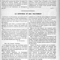 0760 - Page 751 - Partie scientifique. Travaux Originaux. Ce que pratiquement le médecin doit savoir... Du traitement du diabète / La diphtérie et son traitement