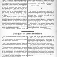 0784 - Page 775 - Partie professionnelle, Hygiène, Assistance, Mutualité, Intérêts corporatifs, Variétés. Travaux Originaux. Chronique de la mutualité. La question sexuelle. La mère initiatrice. — Une lettre de Vérine [G. Duchesne] / Une enquête sur l'ordre des médecins [Maurice Coquelin]