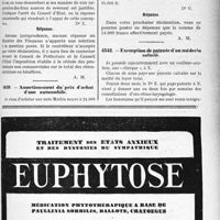 0804 - Page LXVII-795 - Correspondance. Fiscalité. Traitements fixes et revenus professionnels / Amortissement du prix d’achat d’une automobile / Exemption de patente d’un médecin salarié