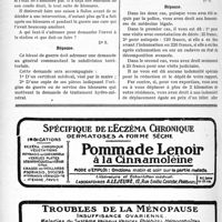0809 - Page 800-LXXII - Correspondance. Questions médico-militaires. Promotion au grade de médecin lieutenant / Cure thermale pour un mutilé de guerre / Médecine légale. Application du tarif médico-légal