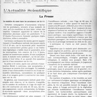 0908 - Page 895 - Partie scientifique. Travaux Originaux. Cycle évolutif de certaines bactéries. Rickettsia prowazeki et proteus x 19, par le docteur Jean Paulin / L'Actualité Scientifique. La Presse. Les maladies du coeur dans les assurances sur la vie [(Journ. des praticiens, 28 nov. 1928)] / L’ascaridiose biliaire [(Journal des praticiens, 28 novembre 1928)]