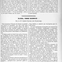 0932 - Page 919 - Partie professionnelle, Hygiène, Assistance, Mutualité, Intérêts corporatifs, Variétés. Travaux Originaux. Déontologie. Inauguration du monument à terrier promoteur de l’asepsie en France à la faculté de médecine de paris, par Dartigues / Glozel, terre inconnue.., par le Dr Gabriel Batier