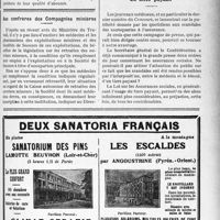 0944 - Page LXIII-931 - La coopération en automobilisme / Aux confrères des Compagnies minières / Il faut informer le public des méfaits du tiers payant