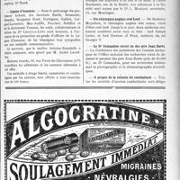 0960 - Page VII-947 - Dernières nouvelles. Académie de médecine / Paris. Médecins de l’état civil / Légion d’honneur / Les médecins limousins de Paris / Association amicale des assistants d’électroradiologie des hôpitaux de Paris / Un chirurgien anglais créé Lord / Le Dr Comandon reçoit un des prix Jean Barès / A propos de la retraite du combattant