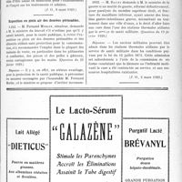 0964 - Page XI-951 - A travers l’officiel. Réponses des Ministres aux questions des Parlementaires. Les dépenses pour maladie ne peuvent être déduites des salaires / Exposition en plein air des denrées périssables / Droit d’un pensionné de guerre à une cure thermale