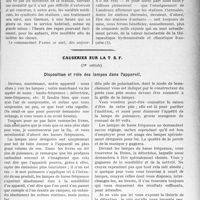1010 - Page 997 - Partie professionnelle, Hygiène, Assistance, Mutualité, Intérêts corporatifs. Variétés. Travaux Originaux. Les enfants sous la tente, auprès des stations thermales, par le Dr Raymond Molinéry. Le Spleen [Dr Farez] / Causeries sur la T. S. F. Disposition et rôle des lampes dans l’appareil [Dr Damey]