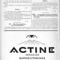 1023 - Page 1010-LXVI - Correspondance. Fiscalité. Enregistrement de cession de clientèle / Taxe des prestations sur les automobiles / Les propharmaciens sont imposables à la cédule des professions non commerciales