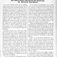 1044 - Page 1031 - Propos du jour. Les relations médicales internationales. Une visite au Foyer International des Etudiantes, 93, Boulevard Saint-Michel [J. Noir]
