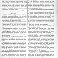 1074 - Page 1061 - Partie professionnelle, Hygiène, Assistance, Mutualité, Intérêts corporatifs, Variétés. Travaux Originaux. Médecin unique dans une localité et certification des causes de décès