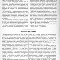 1076 - Page 1063 - Partie professionnelle, Hygiène, Assistance, Mutualité, Intérêts corporatifs, Variétés. Travaux Originaux. Le secret médical a l'académie de médecine. Rapport complémentaire sur le secret médical / Médecins et loyers [Dr Le Gros]