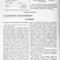 1126 - Page 1113 - Partie scientifique. Travaux Originaux. Ce que pratiquement le médecin doit savoir…. Du traitement des pyodermites / L’Actualité Scientifique. La Presse. Du massage et de la mobilisation, dans les fractures [(L’Hôpital, décembre 1928-A)]