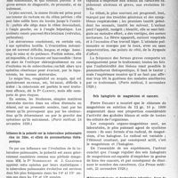 1128 - Page 1115 - Partie scientifique. L’Actualité Scientifique. La Presse. Les stercoromes [(Paris médical. 24 novembre 1928)] / Influence de la puberté sur la tuberculose pulmonaire chez les filles, et effets du pneumothorax thérapeutique [(Paris médical, 3 novembre 1928)] / Sels halogénés de magnésium et cancers [(La Presse médicale, 21 novembre 1928)] / Météoropathologie et dystrophies infantiles. Coup de chaleur et choc hygrométrique [(La Presse médicale, 22 décembre 1928)]