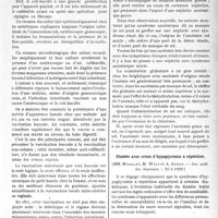 1132 - Page 1119 - Partie scientifique. L’Actualité Scientifique. Les Sociétés Savantes. Paris. La vaccination buccale dans le syndrome entéfo- uro-génital, (Soc. de médecine de Paris ; 8-2-1929) / Néphrite avec syndrome azotémique d’origine mixte, (Soc. méd. des hôpitaux ; 25-1-1929) / Diabète avec crises d’hypoglycémie à répétition, (Soc. méd. des hôpitaux ; 25-1-1929) / Quelques cas de rhumatisme blennorragique traités par les lysats-vaccins, (Soc. méd. des hôpitaux ; 25-1-1929)
