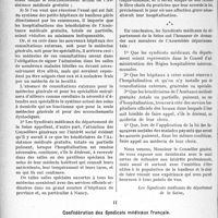 1149 - Page 1136 - Partie professionnelle, Hygiène, Assistance, Mutualité, Intérêts corporatifs, Variétés. Travaux Originaux. Chronique syndicale. Syndicat des Médecins de la Seine et des communes limitrophes / Confédération des Syndicats médicaux français