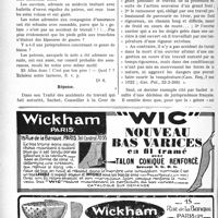 1173 - Page 1160-LXXII - Correspondance. Accidents du Travail. La gelure est-elle un accident du travail