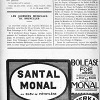 1183 - Page 1170-X - A travers l’officiel. Questions et réponses officielles. Assistance internationale / Les journées médicales de Bruxelles