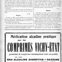 1251 - Page 1238-LXXIV - Correspondance. Fiscalité. Patente en cas de changement de domicile / Questions médico-militaires. Droit à pension à la suite d’une maladie contrariée au service / Périodes d'instruction et avancement