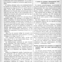 1281 - Page 1268 - Partie scientifique. L'Actualité Scientifique. La Presse. Péri-entéro-colites et occlusion intestinale aiguë [(La Presse médicale, 24 novembre 1928)] / A propos de quelques déterminations extraintestinales de l’amibiase [(La Presse médicale, 5 décembre 1928)] / Rythme paradoxal de la sensation de fatigue et de l’asthénie dans une forme particulière de neurasthénie [(Le Progrès médical, 8 décembre 1928)]