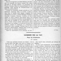 1305 - Page 1292 - Partie professionnelle, Hygiène, Assistance, Mutualité, Intérêts corporatifs, Variétés. Travaux Originaux. Variétés. L’Histoire et les Légendes. La vie de famille au dix-huitième siècle [J. Noir] / Causeries sur la T. S. F. Pour les bricoleurs [Dr E. Damey]
