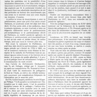 1354 - Page 1341 - Partie scientifique. Travaux Originaux. De la bradykinésie ou parkinsonisme poste-encéphautique, (Intoxication alimentaire), par le docteur Albert Veillard