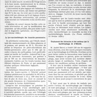 1358 - Page 1345 - Partie scientifique. L’Actualité Scientifique. La Presse. Traitement de la hernie ombilicale de l’enfant [(Journal des Praticiens, 2 février 1929)] / Sur les céphalées d’origine nasale [(Le Progrès médical, 2 février 1929)] / La lyso-vaccinothérapie des broncho-pneumonies [(La Presse médicale, 13 février 1929)] / Traitement des furoncles et des anthrax par le bactériophage de d’Hérelle [(La Presse médicale, 9 février 1929)]