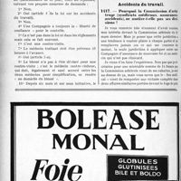 1387 - Page 1374-LVIII - Correspondance. Application du Tarif Fallières. Une série de questions... réponses à propos de radios / Accidents du travail. Pourquoi la Commission d’arbitrage (syndicats médicaux, assurances-accidents), ne motive-t-elle pas ses décisions ?