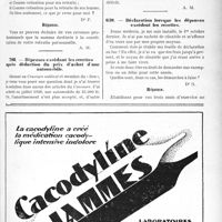 1394 - Page LXV-1381 - Correspondance. Fiscalité. Peuvent seules être déduites les cotisations pour la retraite personnelle du médecin / Dépenses excédant les recettes après déduction du prix d’achat d’une automobile / Déclaration lorsque les dépenses excèdent les recettes