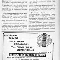 1402 - Page IX-1389 - Dernières nouvelles. Les médecins de Toulouse à Paris / VIIIe Congrès international de la Société de chirurgie / La section d’art médical et pharmaceutique à la dernière foire de Lyon