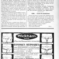 1470 - Page LXIX-1453 - Correspondance. Questions médico-militaires. Lésions pulmonaires et droit à pension / Carte de combattant