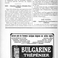 1471 - Page 1454-LXX - Correspondance. Questions médico-militaires. Carte de combattant / Situation militaire. Périodes d’instruction / Lois sociales. Application de la loi Loucheur aux médecins