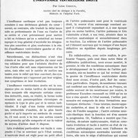 1488 - Page 1471 - Partie scientifique. L'insuffisance ventriculaire droite, par Léon Giroux