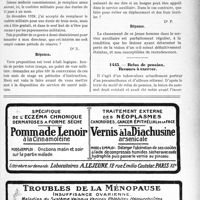 1530 - Page XLIX-1513 - Correspondance. Questions médico-militaires. Périodes d’instruction et remplacement d’un médecin militaire / Classement d’un borgne dans le service auxiliaire / Refus de pension. Recours à exercer