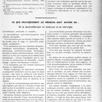 1552 - Page 1535 - Partie scientifique. Travaux Originaux. Clinique ophtalmologique de l’Hôtel-Dieu, M. le professeur F. Terrien. Cure radicale des hémorroïdes et prolapsus par la diathermo-coagulation, par J. Durand-Boisléard et Guzman Thibault / Ce que pratiquement le médecin doit savoir de... de la vaccinothérapie en médecine et en chirurgie