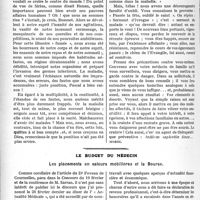 1581 - Page 1564 - Partie professionnelle, Hygiène, Assistance, Mutualité, Intérêts corporatifs, Variétés. Travaux Originaux. Le bon usage des maladies. Proposition de loi de M. Justin Godart, sénateur [Dr Paul Boudin] / Le budget du médecin. Les placements en valeurs mobilières et la Bourse [Dr Bayard]