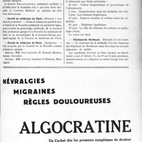 1612 - Page VII-1595 - Dernières nouvelles. Académie de médecine / Association générale des médecins de France / Faculté de médecine de Paris / Faculté de médecine de Paris / Hôtel-Dieu / Hôpitaux de Bordeaux
