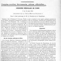 1666 - Page 1649 - Partie professionnelle, Hygiène, Assistance, Mutualité, Intérêts corporatifs, Variétés. Travaux Originaux. Chronique médico-militaire. Les abus de la réclame pharmaceutique [Dr Paul Boudin] / Comptes rendus, documents, pièces officielles…. Journées médicales de Paris, 9 au 14 juin 1929
