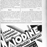 1676 - Page LXVII-1659 - Correspondance. Fiscalité. Déclaration par le propriétaire du revenu d’une maison qu’il habile / Un médecin qui ne fait que des remplacements n’est pas patentable / Accidents du travail. Point de départ du demi-salaire