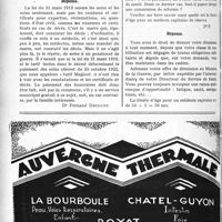1683 - Page 1666-LXXIV - Correspondance. Application du Tarif Maginot. Les constatations de décès ne sont pas du ressort de la loi des pensions / Questions médico-militaires. Démission du grade d’officier de réserve