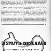 1688 - Page VII-1671 - Dernières nouvelles. Académie de médecine / Conférence du professeur Wagner von Jauregg (de Vienne) / Fondation J. -A. Sicard / Laboratoire d’anthropologie de l’École des Hautes Etudes
