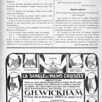 1771 - Page 1750-XIV - A travers l’officiel. Clinique nationale des Quinze-Vingts / Hygiène publique